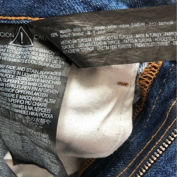 ZARA Straight Leg High Waist Premium Denim Jeans  Size 4 - Picture 7 of 11